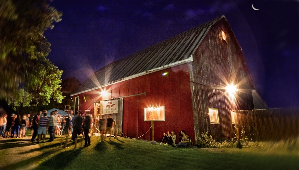 The Hayloft Dancehall, in Prince Edward County